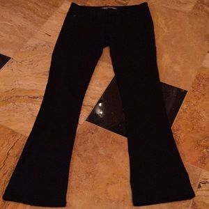 17/21 Black stretch boot cut  poly/rayon/spandex